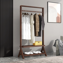 Walnuts Wood Hung Hanger Ground Floor Bedroom Solid Wood Nordic Cloister Living-room Folk Accommodation Brief new Chinese placed shoe rack