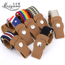 Childrens pants change small artifact Adjustable waist invisible elastic belt accessories High elastic wide pants belt thickening