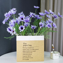 High-end artificial flower small daisy fake flower dining table decorative flower decoration dried flower bouquet living room decoration anti-virus flower