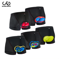 WOSAWE riding underpants male summer riding pants thickened silicone mat breathable speed dry high-bounty bike shorts