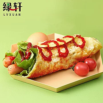 【绿轩】原味手抓饼60g*20片秒杀价