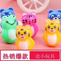 Shivering Sonic Boom cartoon Animals tumbler Tumba Pig Tiger Children Puzzle Mini Giveaway Children Nostalgic Little Toys