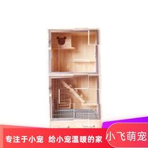 Dragon Cat Cabinet Cage Constant Temperature Air Conditioning House Cage Villa Pet Phase pro-cabinet solid wood rearing case Cedar Wood New Zealand