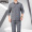 Grey long sleeved suit (shirt+pants) 8103