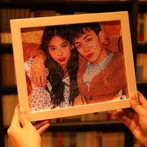 Xinjiang jigsaw puzzle photo-frame puzzle photo customized gift to girlfriends gift has a memorial meaning Xinjiang