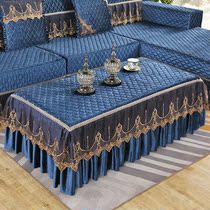 Xinjiang home living room tea table cover square table round table cover cloth art thick real table cloth cover TV cabinet cover towels
