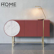 home minimalist Modern Dining Side Cabinet Hyun Guan Cabinet Nordic Design Creative Baking Lacquer Containing Cabinet Bowls Cabinet Creative customization