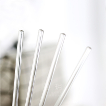 Man Yue DIY high quality environmental protection material solid glass stirring rod High Borosilicate glass rod 18cm 2 sets