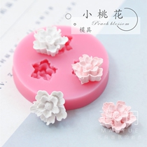 Tendrils DIY fragrant lavender plaster mold small peach flower food grade silica gel molds mold car hanging molds