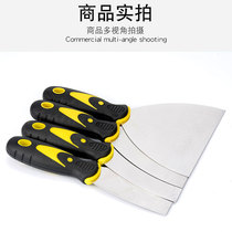 Putty knife blade Stainless steel chopper knife Small scraper putty shovel knife Paint tools thickened type scraper putty batch gray knife