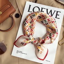 Bellanson Horse Hangzhou Silk Womens Fall Color Classic Letters Scarves small scarves real silk mulberry silk scarves