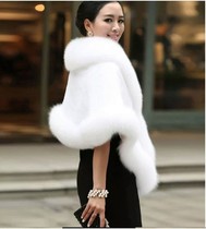 Bellanson Horse new water mink fur straw jacket cape bride wedding gown wedding gown cape cloak imitation fox fur