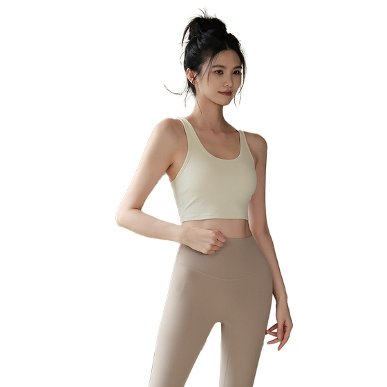 SQSF sports underwear for women in summer style, side breast collection, shock-proof yoga vest, beautiful back, anti-sagging fitness bra SQSF sports underwear for women in summer style, side breast collection, shock-proof yoga vest, beautiful back, anti-sagging fitness bra