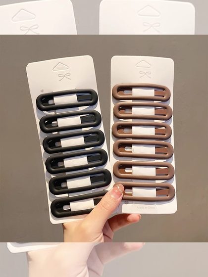 어린이 고정 된 머리카락의 머리 쪽 뒷면에 자국과 타원형 모양이없는 깨진 헤어 클립 앞머리 간단한 새로운 스타일 BB 클립 헤어 클립 어린이 고정 된 머리카락의 머리 쪽 뒷면에 자국과 타원형 모양이없는 깨진 헤어 클립 앞머리 간단한 새로운 스타일 BB 클립 헤어 클립