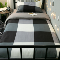 Bed linen Fall soft and comfortable not easily wrinkled double Peoples size Student Dormitory One-meter-two quilt single-three-four-piece suit