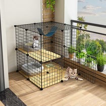 Cat cage home Villa oversized free space indoor with toilet small cat house double cat house cat house cat nest