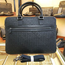 BV WHQN MAQH prepares handbags for male youth calf skins hand weaving business leisure briefcase