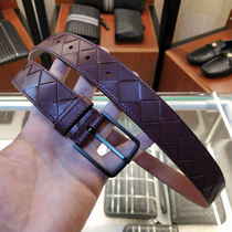 BV WHQN MAQH New Belt Young Leisure Hundred and Matthew Leather Handmade Knitted Belt