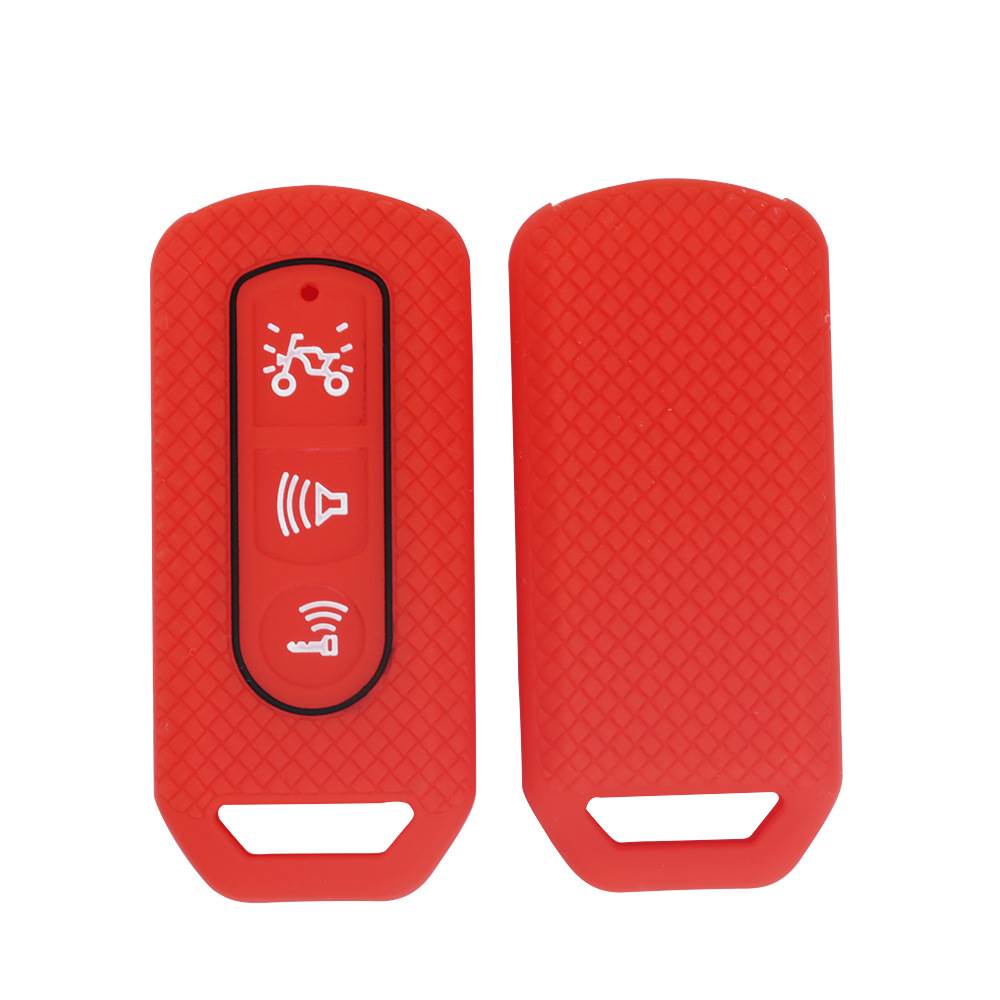 Suitable for Honda motorcycle II Jian 3 Key key sleeve Silicone Grid Textured Full Bag Anti-Fall Machine Electric Skin Shell-Taobao