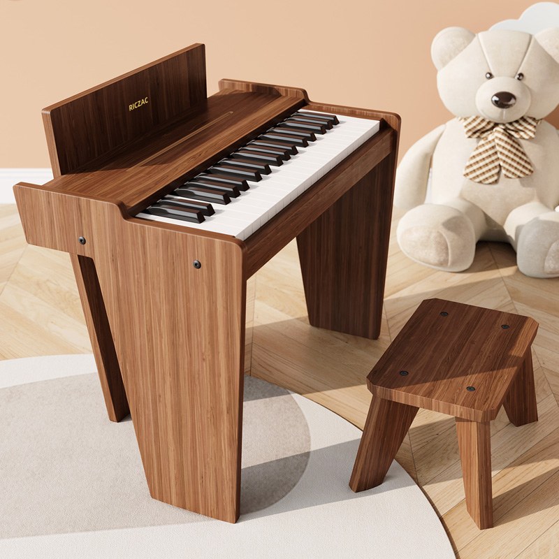 Germany's RICZAC children's piano electronic music toy can play the baby girl's beginner's male wooden home-Taobao