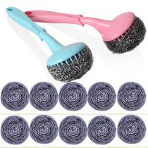 Steel wire ball cleaning ball stainless steel boiler brushed steel wire brush Kitchen Iron Wire Ball Home Dishketer 2-40