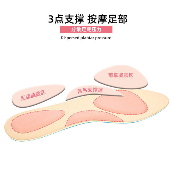 여성의 소프트 풋 땀 흡수 및 통기성 삽입 성 충격 흡수 및 압력 완화, 무료 컷 스포츠 패드 여성의 소프트 풋 땀 흡수 및 통기성 삽입 성 충격 흡수 및 압력 완화, 무료 컷 스포츠 패드