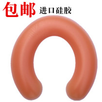 Silicone lying pillow large beauty SPA pillow no trace pillow silicone face pad massage bed U-shaped silicone pad