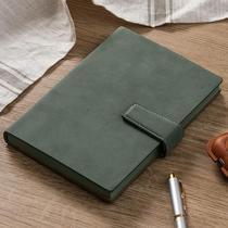 a5 Leather Face Business Notebook Lettering Custom Super Thick Advanced Day Mark Benjoo College Students Art And Art Refined And Upscale Retro Minutes Ben Reading Office Use Notepad Gift Box Suit