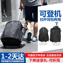 Benro 100 Nostrikers 1000 2000 Photography Double Shoulder Backpack Single Counter Professional Outdoor Shockproof Large Capacity Multifunction Camera Pull Rod Case Photographer Free of consigned towing box