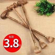 Beat back artifact Wood massage hammer hammer meridian massage stick tickling cervical spine beat not asking for human artifact