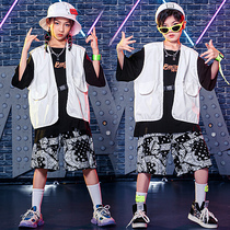 Girl Walking Show Jazz Dance Performance Clothing Summer Childrens Drummer Drum Play Out Boy Street Dance Suit Hip Hop Tide