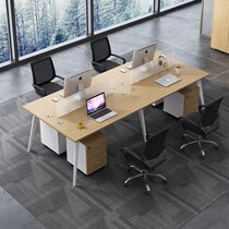 Chengdu Desk Chair Portfolio Brief About Modern 4 6 Peoples Screen Staff Table Partition Employee Computer Desk cassette