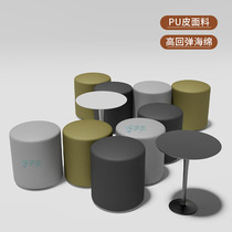 Training institution Kindergarten bench book corner of dwarf childrens leather bench early teacher sofa bench