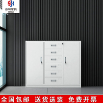 Office cabinet wide 6-clap low cabinet File cabinet iron cabinet file cabinet file cabinet