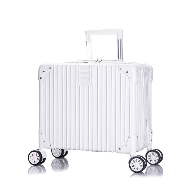 mini suitcase ຂະຫນາດນ້ອຍ trolley ການເດີນທາງຂອງແມ່ຍິງ lightweight 18-inch leather boarding password box small ins internet celebrity 20