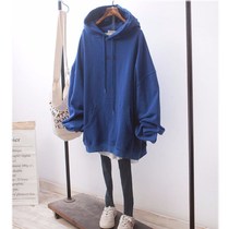 Autumn and winter Korean version of the new loose big code BF Lazy Wind plus suede jacket with female Chains jacket jacket