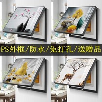 Meter box decorative painting Multimedia weak power box occlusion hanging painting New meter box decorative painting punch-free power supply opening
