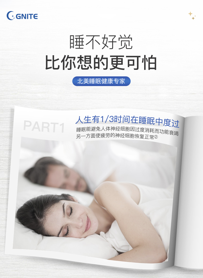 【明星产品】无糖型晚安睡眠软糖60粒