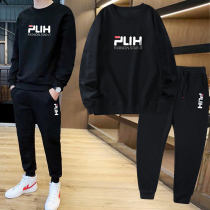 Philadelphia flagship store official flagship mens leisure suit Spring and Autumn Fellowship Fellowship Guardian Mens Sports Two-Piece Set