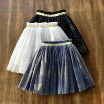 Girls Half Dress Spring and Autumn Childrens Short Dress Girl Wears Skirts Little Girl Half-dress