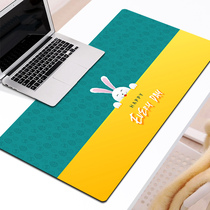 Oversized game mouse pad Anime e-sports professional wrist guard lock edge cute increase thick small mouse pad female pink custom customized advertising computer home office shortcut key table pad