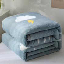 Coral Fluff Blanket Student Dorm Room Bed Bedding Summer Autumn Thin single nap furry air conditioning Warm Quilt