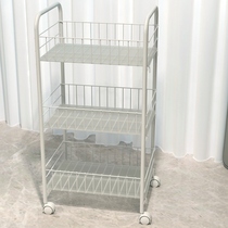 Beauty cart three-layer tool cart iron beauty car beauty salon small cart nail art embroidery fire can storage rack