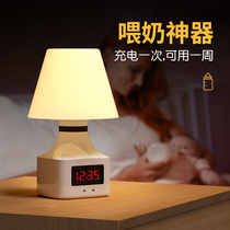 Remote Control Small Night Light Rechargeable Desk Lamp With Time Bedroom Creative Atmosphere Bed Head Lamp Baby Feeding Sleep Care