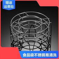 The shelf for steaming in the pot is thickened. Stainless steel shelf steamed bread rack is multifunctional in the household kitchen.