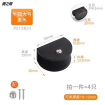 Aluminum Alloy Glass Clip Holder of mirror Tobuckle Accessories Clips Aluminum Clip Laminate Holder with nail-free hinge