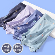 2022 spring new modal mens underwear sewing cartoon printing boxer mens comfortable boxer