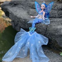 Princess Aithas toy Barbie doll girl child will sing music mermaid handmade birthday present