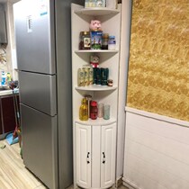 Close to wall corner tripod corner cabinet corner cabinet Living room Corner Cabinet Triangle Bedroom Corner Multifunctional Containing Corner