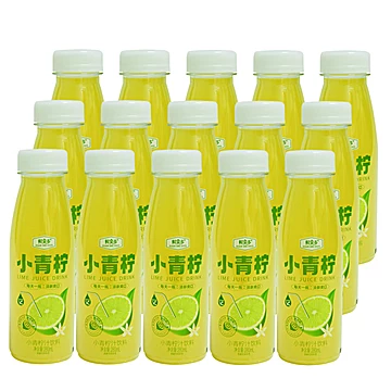 【鲜绿园】夏日网红小青柠汁饮料280ML*6瓶[5元优惠券]-寻折猪